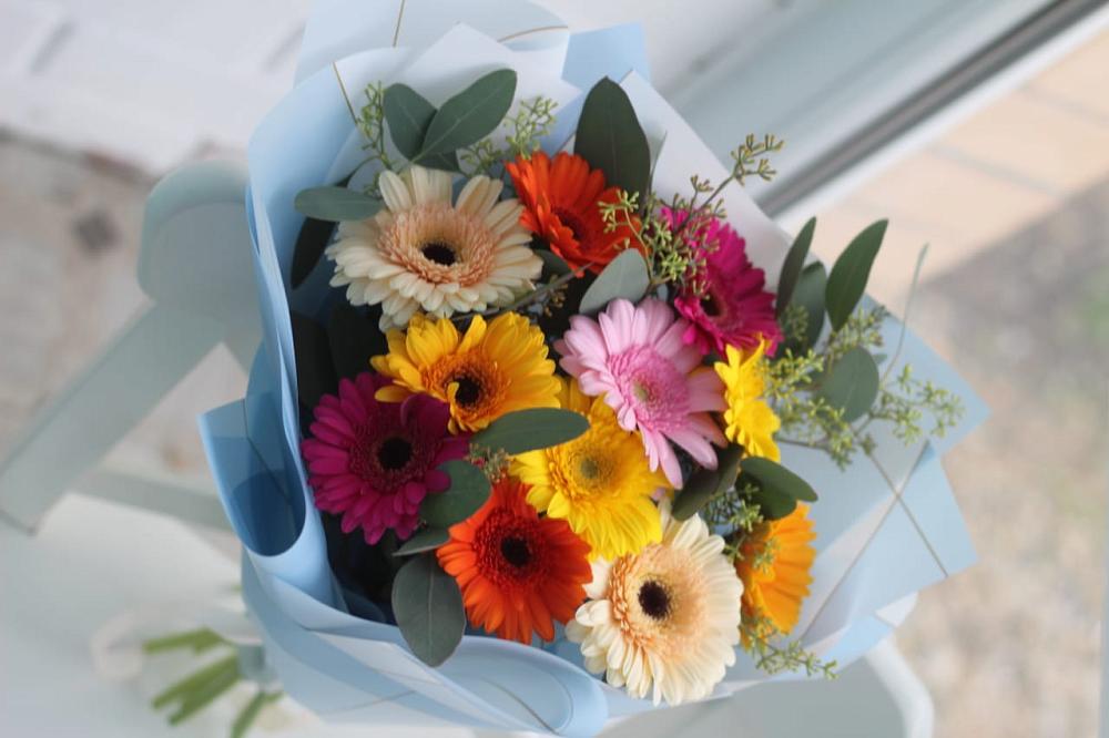 Букет цветов из: Герберы в Егорлыкской