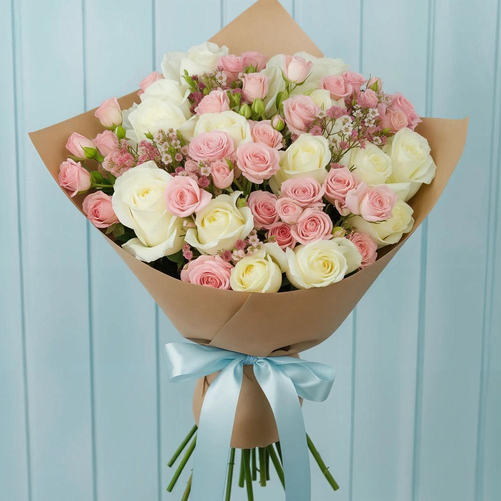 Букет цветов из: Розы в Егорлыкской