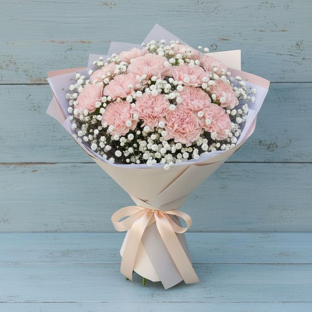 Букет цветов из: Гвоздики в Егорлыкской