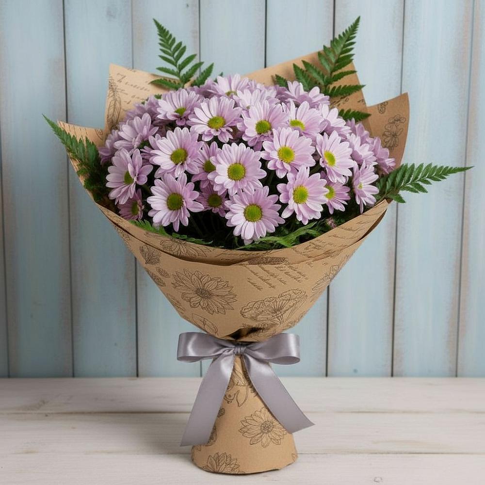 Букет цветов из: Хризантемы в Егорлыкской