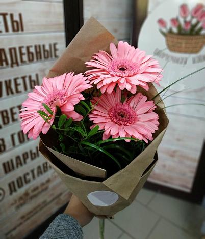Букет цветов из: Герберы в Егорлыкской