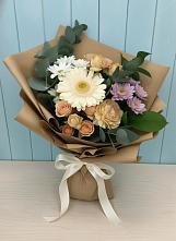 Букет цветов из:  Герберы и Хризантемы в Егорлыкской