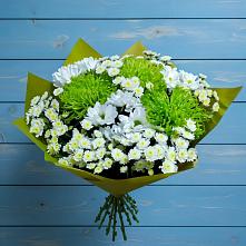 Букет цветов из:  Хризантемы #REPLACE_PRED# Егорлыкской