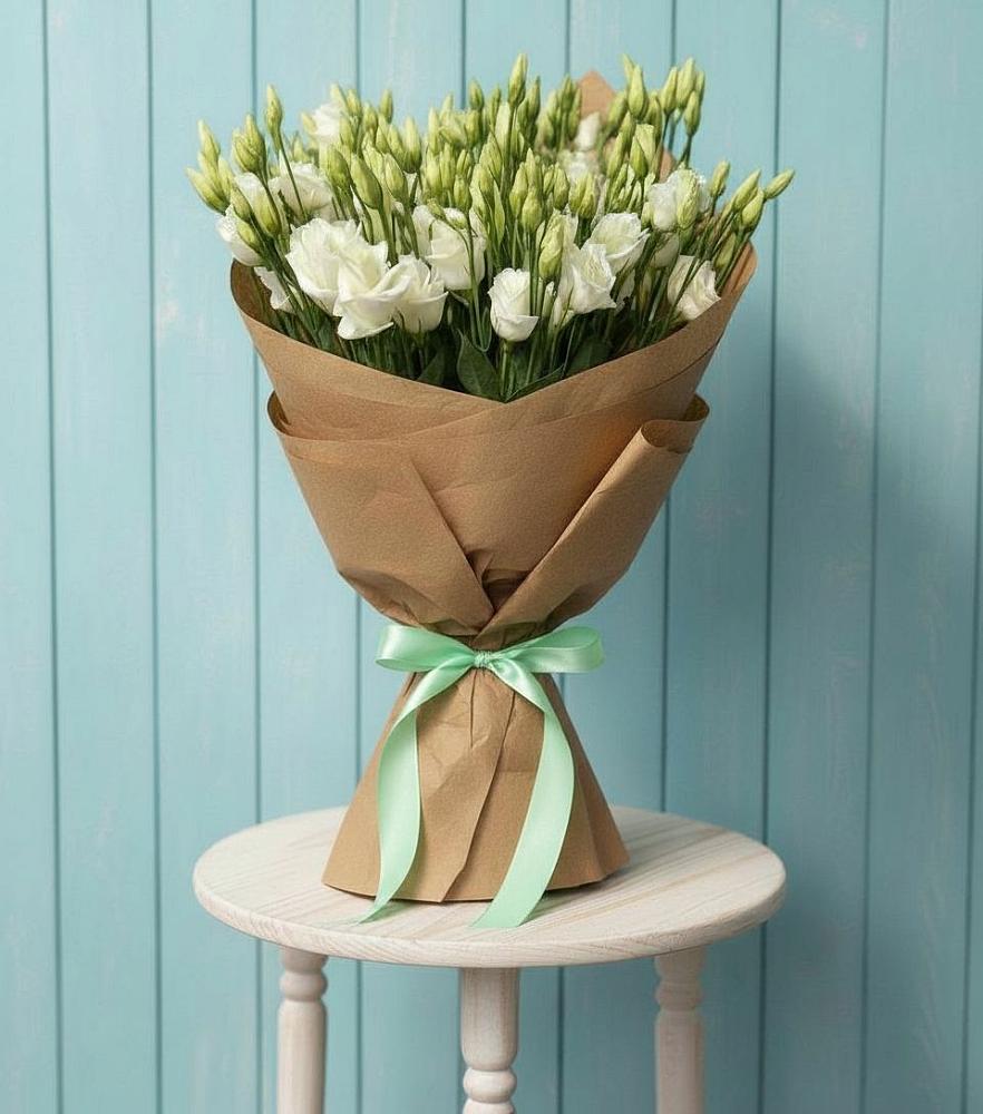 Букет цветов из: Лизиантусы в Егорлыкской