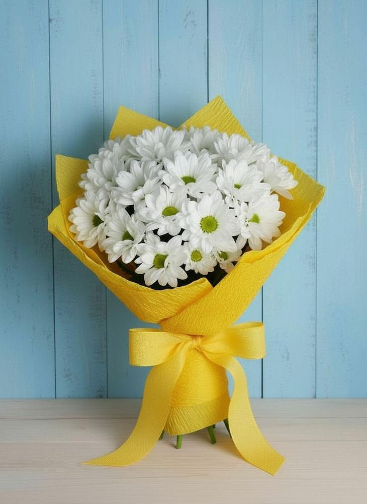 Букет цветов из: Хризантемы в Егорлыкской