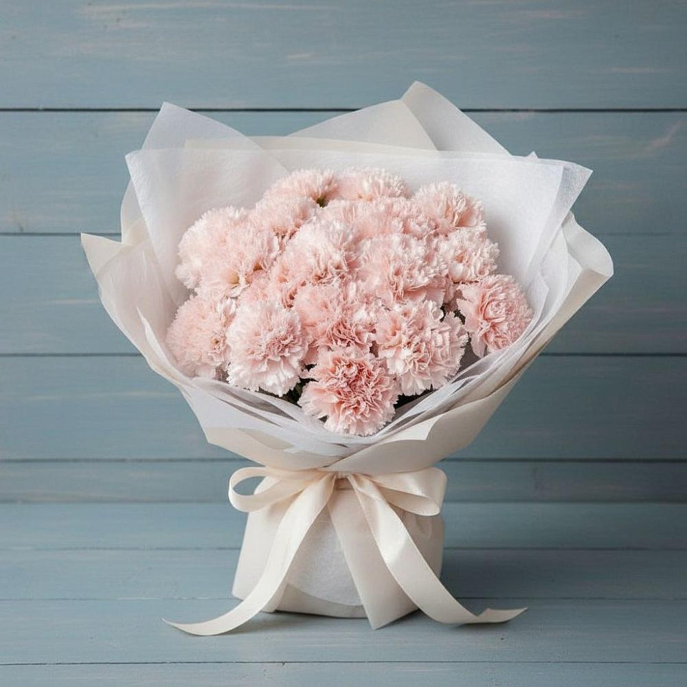 Букет цветов из: Гвоздики в Егорлыкской