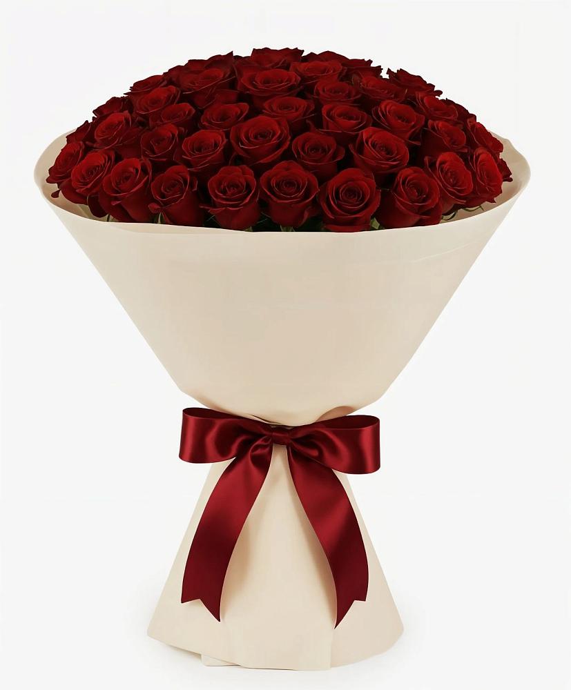 Букет 101 Бордовая роза Блэк Бакарра в Егорлыкской